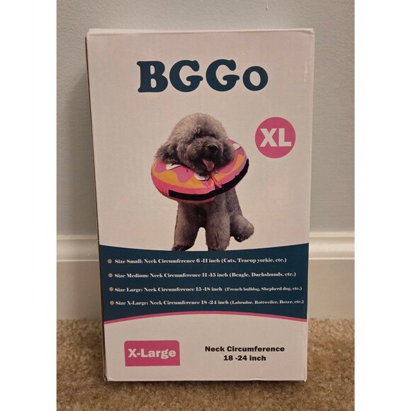 Inflatable Dog Cone collar alternative, size XL - Picture 4 of 6